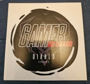 Naklejka na samochód "Gamer on board" - Diablo Chairs
