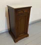 ELEGANCKA ORZECHOWA KOMODA Z MARMUREM  STAN BDB TRANSPORT CAŁA POLSKA 