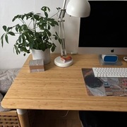 Stół biurko IKEA bambus Anfallare / Hilver