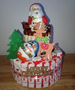 Tort Kinder, zestaw prezentowany 