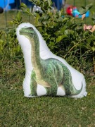 Poduszka maskotka dinozaur diplodok 37cm dekoracja prezent urodziny