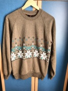 Męski sweter świąteczny ocieplany nowy rozmiar S POP England 