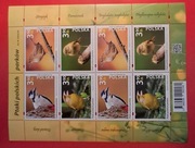 polskie ptaki  2024 ark.5366 -69 , czysty