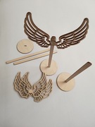 Drewniane skrzydła z podstawką 24x12