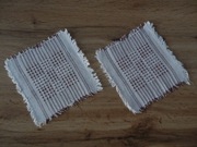 Serwetka Cepelia PRL len 16x16 cm 2 szt.