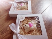 Swieczka sojowa Miś Podziękowanie Nauczyciel Komunia Chrzest 