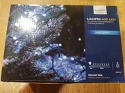 Lampki Choinkowe 400 LED Zimny Biały 