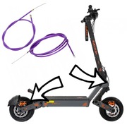 Kukirin G4 komplet fioletowych linek hamulcowych (przód + tył)