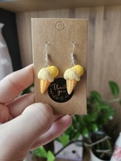 Kolczyki lody lody w rożku 