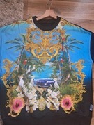 Versace Jungle Baroqe Wild Miami Print Nowa Bluza Limitowana Edycja