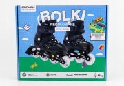 Rolki SPOKEY dziecięce regulowane kółka 34-37 PU 82A ABEC-7 do 60 kg