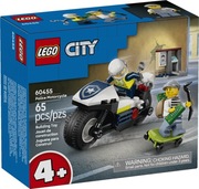 LEGO City 60455 Pościg na motocyklu policyjnym