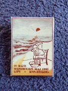 IV RAJD WSPOMNIEŃ MAJ 1982 LIPY KTP STILON PTTK GORZÓW WLKP.