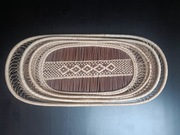 Tacki wiklinowe 3 x tacka z wikliny koszyk koszyczek wiklina 