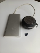 Głośnik przenośny Jeka Active Black + powerbank 10000 mAh+kabel+microSD 2GB