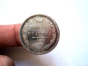 ROSJA: 50 KOPIEJEK 1855 R - PIĘKNY STAN