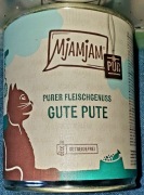 800g Mjamjam pur Indyk ( purer fleischgenuss gute pute ) Karma dla kota