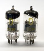 2 x ECC85 RFT "angle getter". NOS. Para stereo (2). Pomierzone