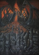 "Wrota" obraz olejny surrealizm 50x70 