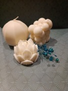 Zestaw świeczek samorobnych 