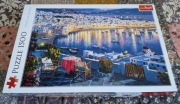 Puzzle Trefl "Mykonos o zachodzie słońca" - 1500 elementów