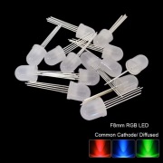 Dioda LED RGB 8mm WK okrągła matowa dyfuzyjna wspólna katoda