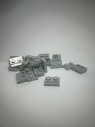 Lego NOWE płytki krawędź 1x2 jasny szary 2 szt, 32028