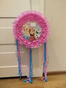 Piniata  elsa i Anna i Olaf kraina lodu Frozen różowo niebieska 