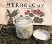 Świeca naturalna sojowa leśna ziołowa sosna cedr cytronella las / handmade