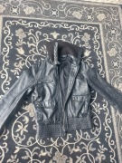 Kurtka ramoneska MANGO Roz.M SKÓRA Naturalna 