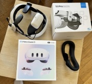 Nowe oculus meta quest 3 VR + bobo VR s3 pro + silikonowa wkładka
