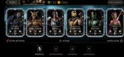 Konto Mortal Kombat Mobile na telefon 129 postaci 