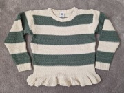 Rozm 122 sweter z długim rekawem dla dziewczynki 