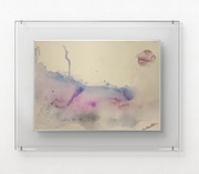 "Przełamane lody" oryg. obraz mal.tuszem akryl. z sygn. i cert.