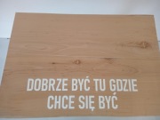 Nie-idealny stolik barowy, nieregularna krawędź,naturalne drewno"dobrze być