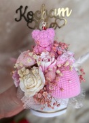 Mini Flowerbox zapachowy Bukiet ze świec sojowych Prezent Walentynki