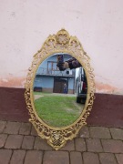 Lustro zabytkowe, z stopu brązu. Unikat