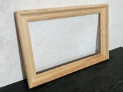 Rama drewniana frezowana surowa 60x40 cm
