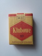 Pudełko po papierosach Klubowe 