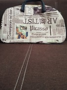 DUŻA TOREBKA TORBA DO RĘKI NA PLAŻĘ NA MIASTO 