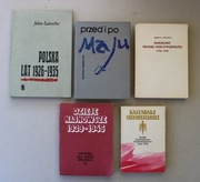 1084 Zbiór 5 Książek : Polska lat 1926-1935   Narodziny II Rzeczypospolitej