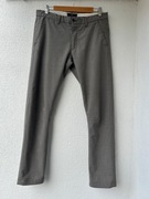 ZARA MAN męskie spodnie chinosy w kratę M