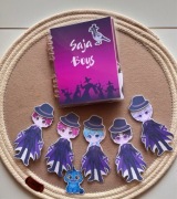 Książeczka na rzepy „Huntrix & Boys”