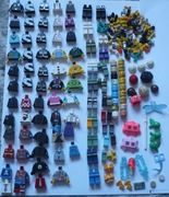 Lego Collectable Minifigures, City, i inne - zestaw figurek i elementów