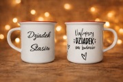 ZESTAW KUBKÓW Najlepsza Babcia Najlepszy Dziadek”Personalizowane  prezent