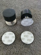 Odbój stoper do drzwi 4x4 cm inox 4 sztuki 
