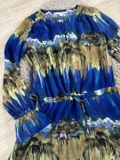 Sukienka niebieska &other stories rozmiar M wiskoza długi rękaw