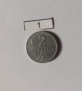 Moneta 2 grosze - 1949 rok.