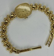 Pozłacany zegarek vintage