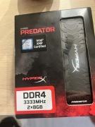 Pamięć ram Hyper x Predator 2x8 cl16 dd4
